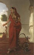 Tilly Kettle, Dancing Girl or An Indian Dancing Girl with a Hookah
